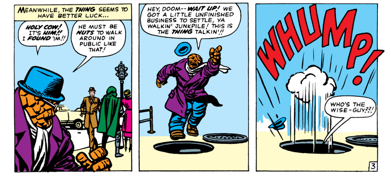 Fantastic Four #17 art by Jack Kirby, Dick Ayers, Stan Goldberg, and Artie Simek.
